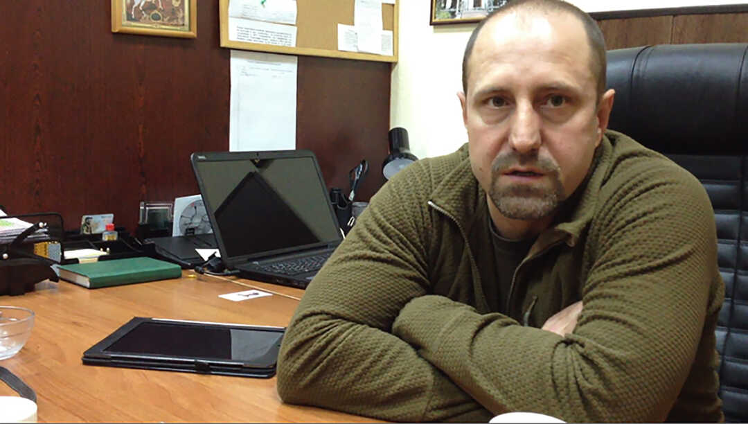 Meeting the powerful separatist Alexander Chodakovskij.
